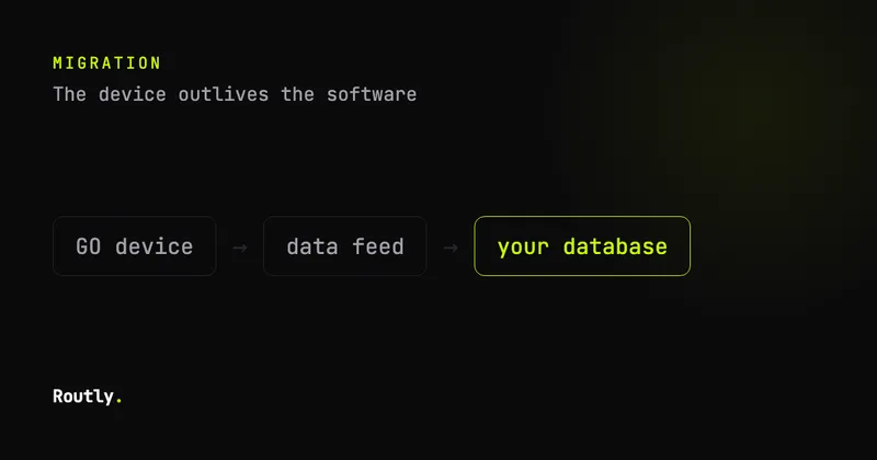 Leaving Geotab is easier than you expect — Routly