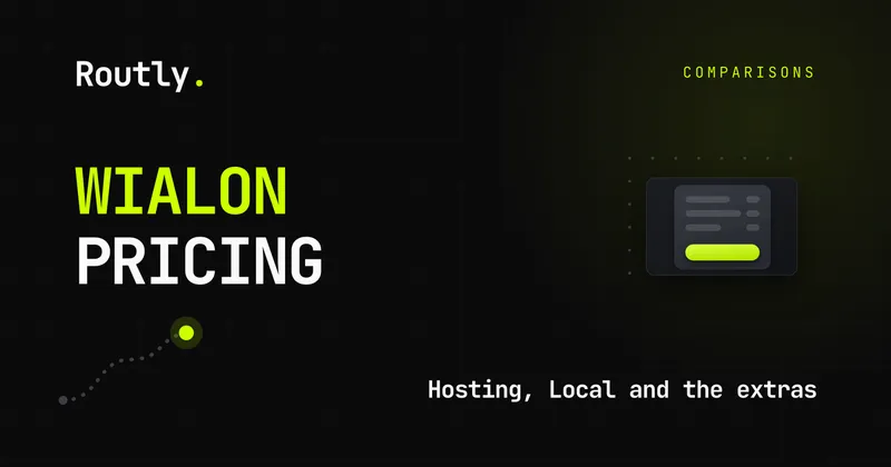 Wialon pricing: Hosting, Local and the extras — Routly