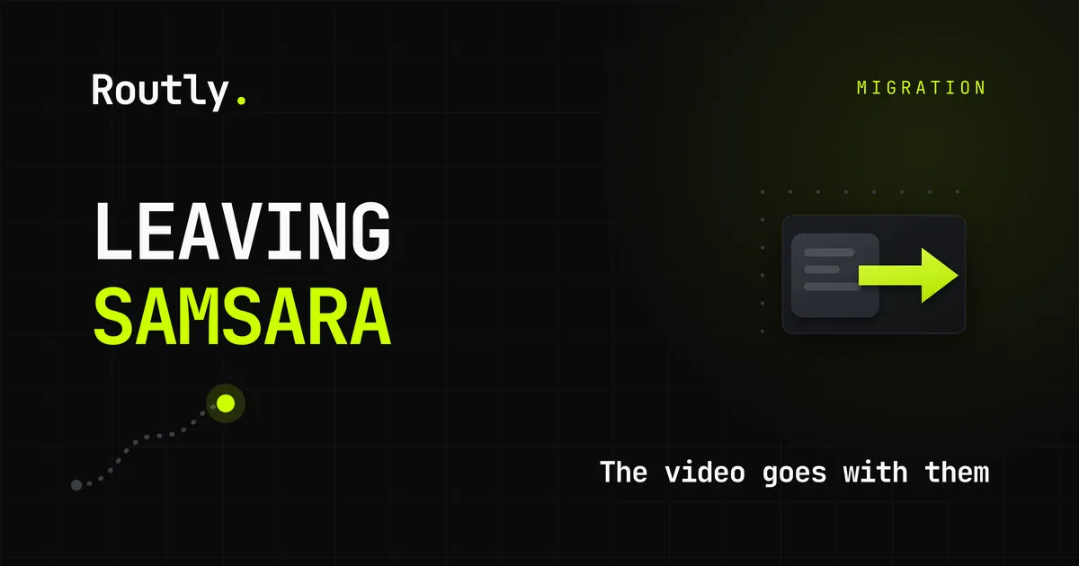 Leaving Samsara: the video goes with them — Routly