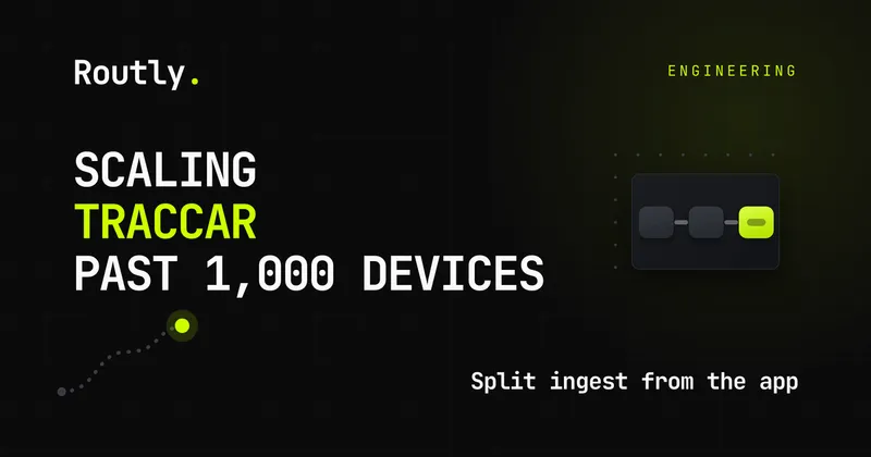 Running Traccar past a thousand devices — Routly