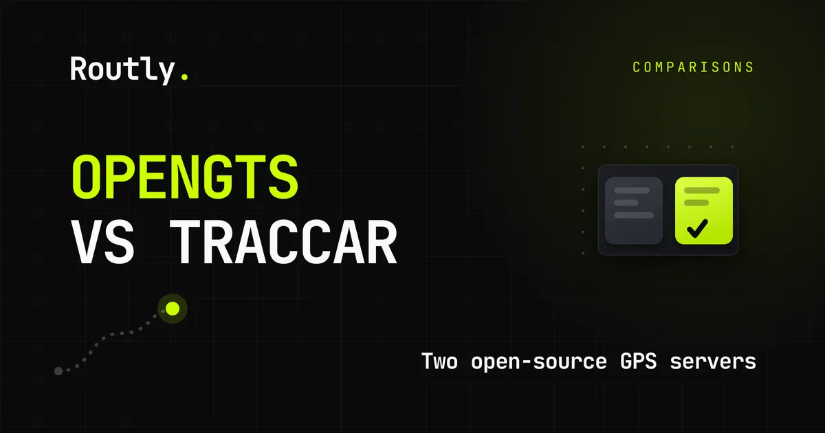 OpenGTS vs Traccar: two open-source GPS servers — Routly